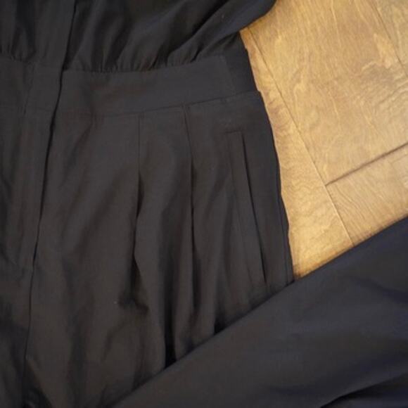 Athleta Brooklyn Heights Wide Leg Jumpsuit Black Womens Size 12 Tall - Picture 5 of 6